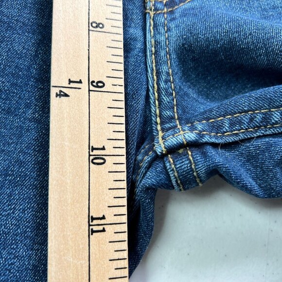 Levis 511 Jeans Mens 32 X 34 Blue Stretch Denim Slim Straight Leg - Picture 9 of 10